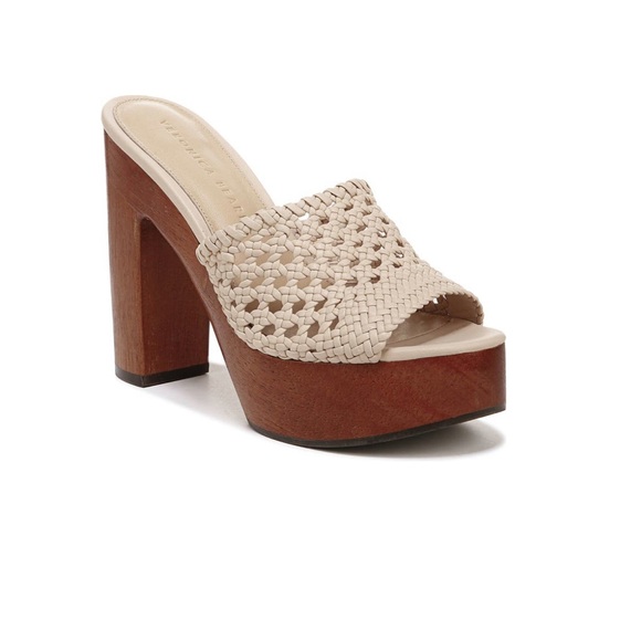 Veronica Beard "Guadalupe" platform clog sandals - Picture 2 of 10